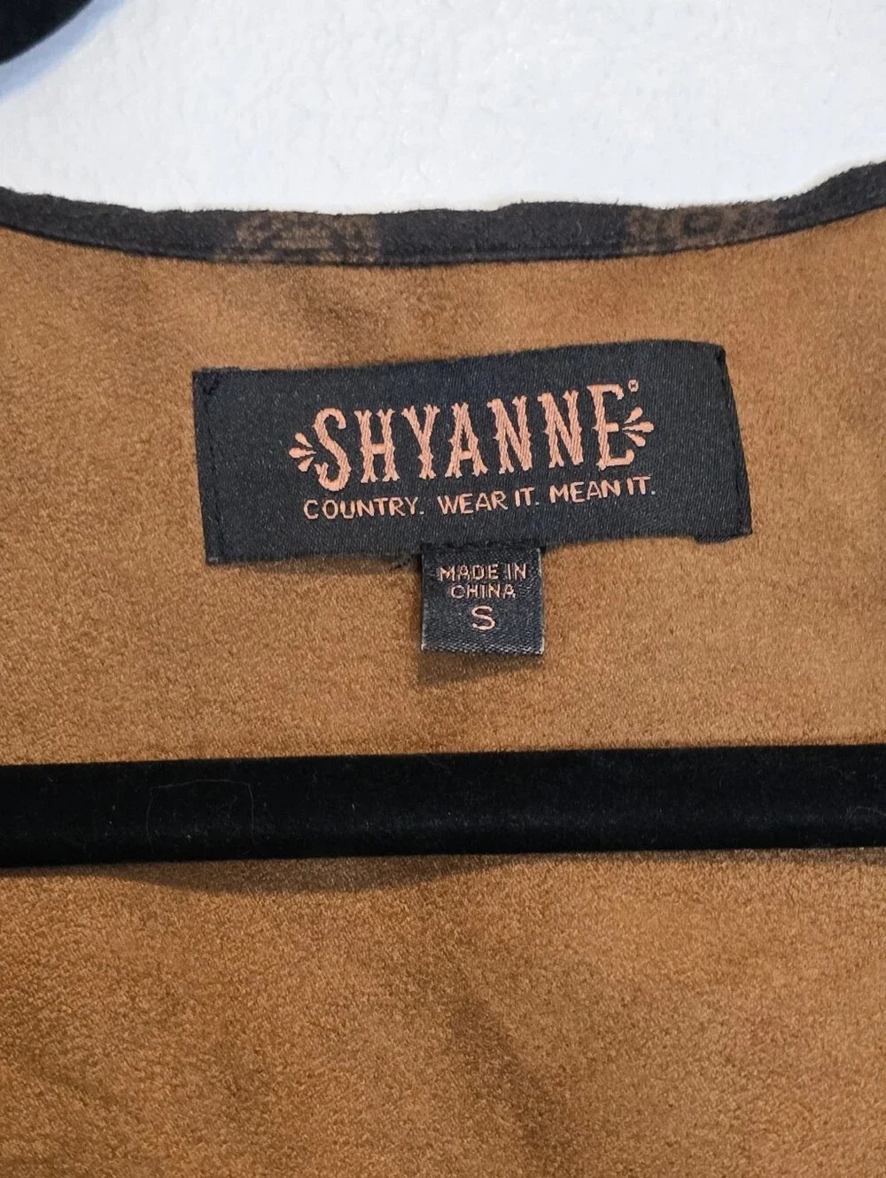 Shyanne Western Faux Suede Fringe Vest - Size Small - Picture 2 of 6